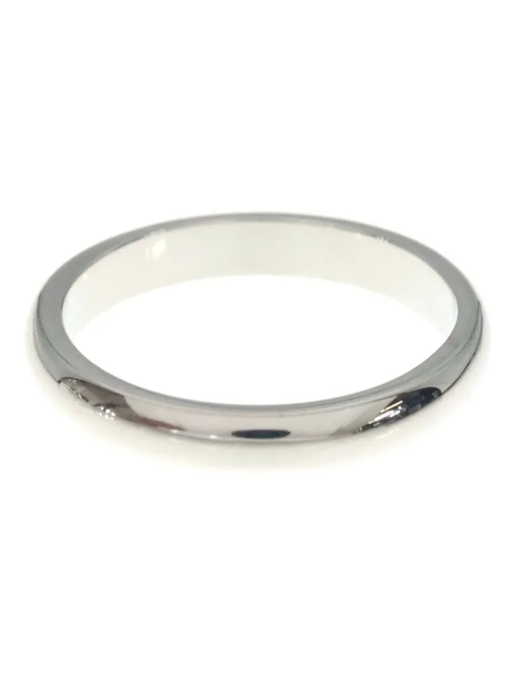 Chrome Hearts 18k WD Round Bblgm Wedding Plain Bubble Ring